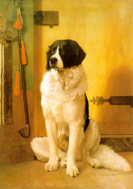 Study of a Dog, Jean Leon Gerome
